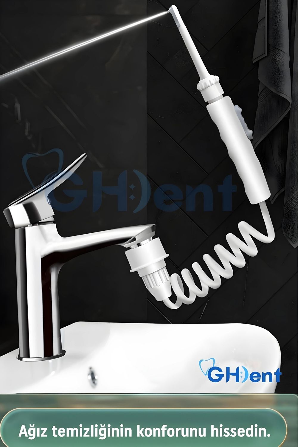 GHDENT GH15 Ağız Duşu 2 Başlıklı